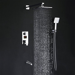 3 Way Shower Diverter Valve Brushed Nickel